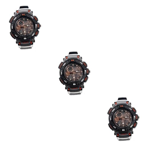 VALICLUD 3st Dual Time Herrenuhr Uhr Mit Uhrwerken Digitale Quarzuhr Mann Sport von VALICLUD