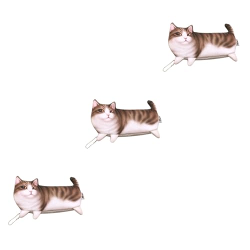 VALICLUD 3stücke Cat Pattern Federmäppchen Große Kapazität Stiftetasche Mit Reißverschluss Kawaii Design Für Junge Mädchen Vielseitig Einsetzbar Als Schreibwaren Und Münztasche VALICLUD 3stücke Cat Pattern Federmäppchen Große Kapazität Stiftetasche Mit Reißverschluss Kawaii Design Für Junge Mädchen Vielseitig Einsetzbar Als Schreibwaren Und Münztasche von VALICLUD