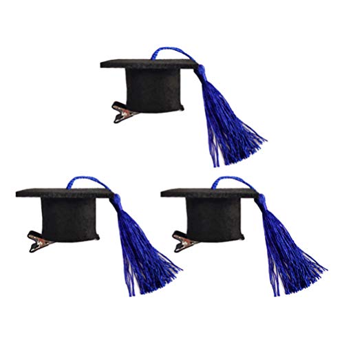 VALICLUD 3st Haarspangen Für Kinder B08t47qvnr Entenschnabel-haarspangen Grad Cap Haarnadeln Abschlusskappe Stirnband Bobby Abschlusskappe Haarnadeln Kopf Fräulein Abschluss Saison Mini von VALICLUD