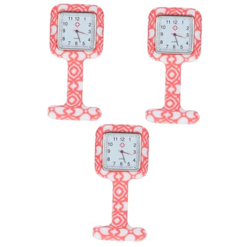 VALICLUD 3st Quadratische Hängende Uhr Chokerhalsketten Für Damen Digitaluhren Für Herren Stilluhren Für Damen Frauen Uhren Hängende Schwesternuhr Herrenuhr Taschenuhr Partei-Emblem Mann von VALICLUD