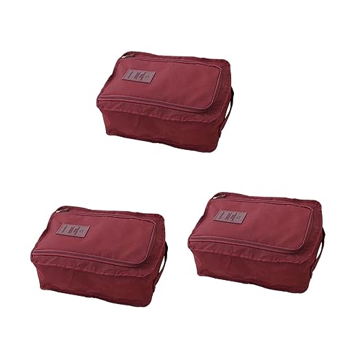 VALICLUD 3st Verpackungswürfel Für Schuhe Schuh Koffer Taschen Für Reisende Männer Reiseschuhe Schuh Tragetasche Koffer Organizer-Taschen Tragbare Schuhpakettasche wasserdichte Schuhtasche von VALICLUD