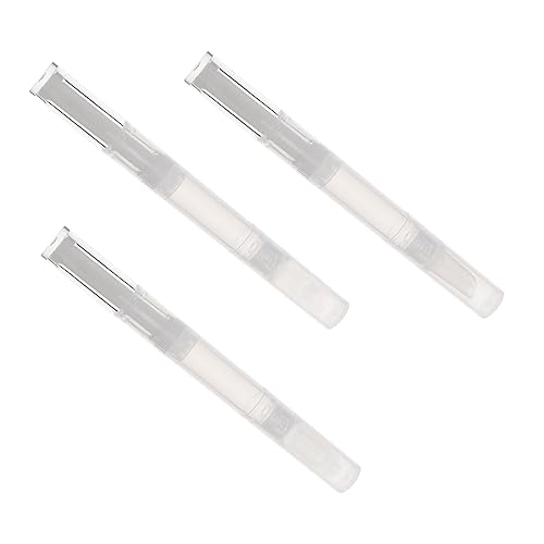 VALICLUD 3stücke Leckfreie Reise-lippenstift-flaschen Leere Aufbewahrungsbehälter Für Kosmetik Nail Polish Und Essenzen Transparent Für Unterwegs von VALICLUD