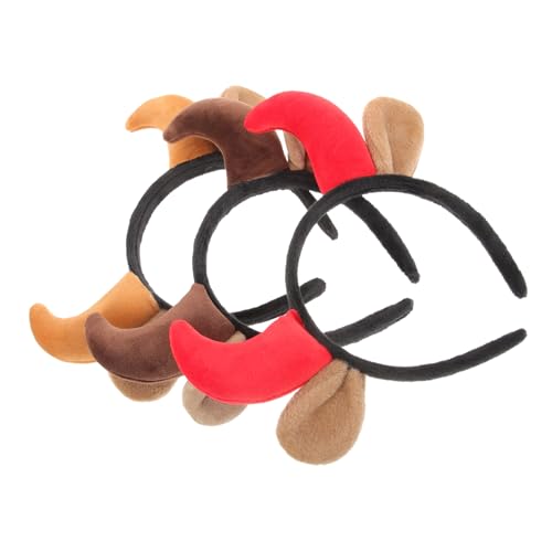 VALICLUD 3stücke Teiliges Halloween Haarreif Teufelshörnern Leichtes Cosplay Zubehör Für Partys Und Kostüme Für Halloween-paraden Und Festliche Anlässe von VALICLUD