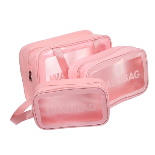 VALICLUD 3stücke Transparente Kosmetiktaschen Reisen Make-up Tasche Damen Reiseutensilien Kosmetikbeutel Packutensilien Transparente Reisetaschen Für Damen von VALICLUD