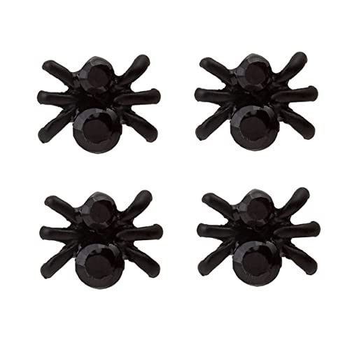 VALICLUD 4 Paar Ohrhänger Mit Spinnenmuster Goldfarben Für Mädchen Und Frauen Halloween Herren Geisterspinne Kleine Spinnenform Ohrstecker Cartoon Anhänger Schwarze Legierung VALICLUD 4 Paar Ohrhänger Mit Spinnenmuster Goldfarben Für Mädchen Und Frauen Halloween Herren Geisterspinne Kleine Spinnenform Ohrstecker Cartoon Anhänger Schwarze Legierung von VALICLUD
