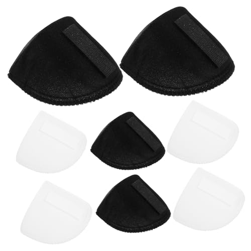 VALICLUD 4 Paare Damen Schulterpolster aus Rutschfestem Dünne Leichte Schulterpolster für Anzüge und Kleidung Waschbar Wiederverwendbar Formstabil Verbessert Schulterform und von VALICLUD