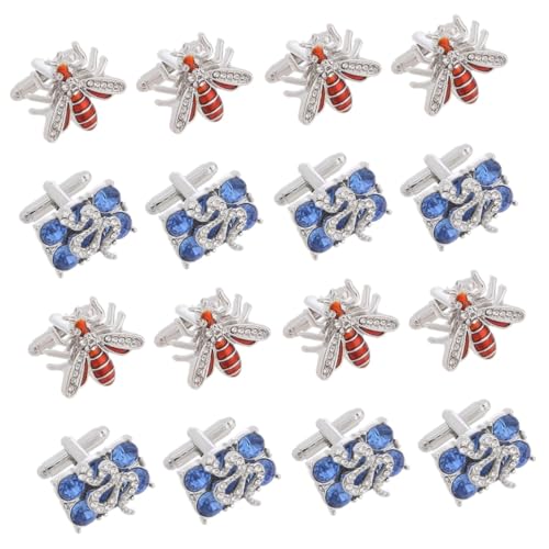 VALICLUD 4 Sätze Bienen-manschettenknöpfe Paillette Binden Puffer Stifte Abzeichen Wolfram Biene Schmuck Manschettenknöpfe Aus Metall Kleidung Schmuck Strasssteine 2 Paare * 4 VALICLUD 4 Sätze Bienen-manschettenknöpfe Paillette Binden Puffer Stifte Abzeichen Wolfram Biene Schmuck Manschettenknöpfe Aus Metall Kleidung Schmuck Strasssteine 2 Paare * 4 von VALICLUD