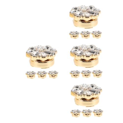 VALICLUD 4 Sätze Blumen-manschettenknöpfe Rhinestone Manschettenknöpfe Schmuck Manschettenknöpfe Anhänger Beutel Behälter Mit Deckel Strassknöpfe Knopfüberzüge Für Damenblusen 4 Stück * 4 VALICLUD 4 Sätze Blumen-manschettenknöpfe Rhinestone Manschettenknöpfe Schmuck Manschettenknöpfe Anhänger Beutel Behälter Mit Deckel Strassknöpfe Knopfüberzüge Für Damenblusen 4 Stück * 4 von VALICLUD