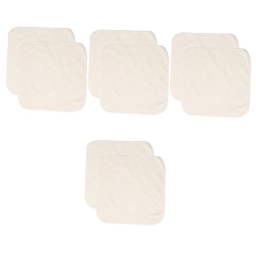 VALICLUD 4 Sätze Peeling-gesichtstücher Gesichtsreinigungstuch Baumwolle Waschen Handtuch Gesichtswaschlappen Gesichtswaschtücher Beige 2 Stücke * 4 von VALICLUD