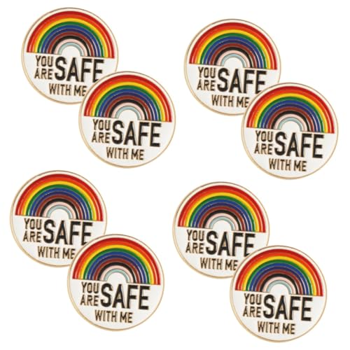 VALICLUD 4 Sätze Pride-monat-abzeichen Stellnadel Stolzabzeichen Mode Stifte Pride Regenbogen Emaille Pins Broschenverzierungen Dekorative Broschen Abzeichen Schmuck Metall 2 Stück * 4 VALICLUD 4 Sätze Pride-monat-abzeichen Stellnadel Stolzabzeichen Mode Stifte Pride Regenbogen Emaille Pins Broschenverzierungen Dekorative Broschen Abzeichen Schmuck Metall 2 Stück * 4 von VALICLUD