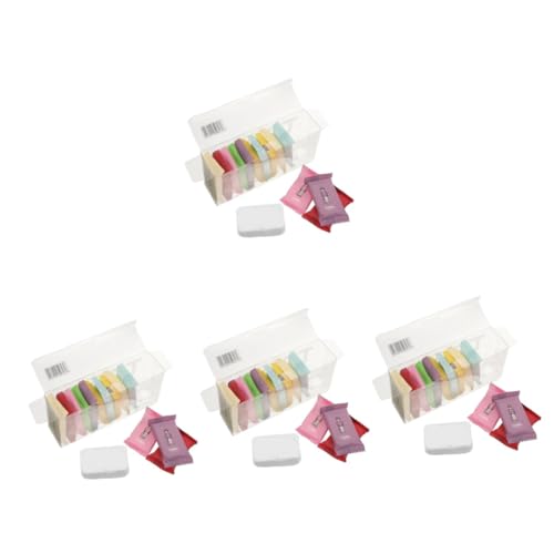 VALICLUD 4 Sätze Teiliges Komprimierte Handtücher Für Reisen Einweg Gesichtstücher Praktische Reisehandtücher Tragbarer Verpackung Für Outdoor Aktivitäten Und Persönliche 14 Stück * 4 von VALICLUD