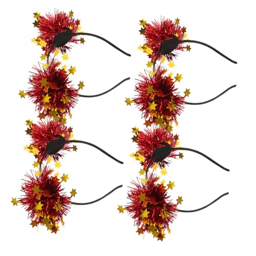 VALICLUD 4stücke Glitzer Stirnband Mit Sternen Haarband Party Stirnband Dekoratives Haarband Für Damen Mädchen Und Geburtstage Hochzeiten Foto Requisite von VALICLUD