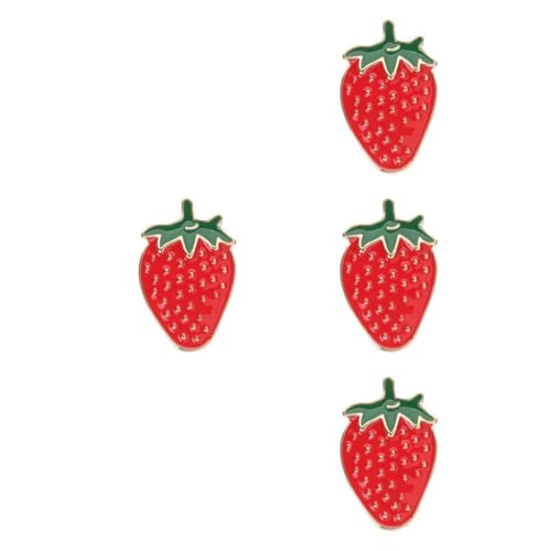 VALICLUD 4 Stück Erdbeerbrosche Hutnadel Modische Brosche Erdbeer Charms Armband Schmuck Obstnadel Krawattennadel Wassermelonen Brosche Charm Brosche Dekorative Hutbrosche Rote VALICLUD 4 Stück Erdbeerbrosche Hutnadel Modische Brosche Erdbeer Charms Armband Schmuck Obstnadel Krawattennadel Wassermelonen Brosche Charm Brosche Dekorative Hutbrosche Rote von VALICLUD