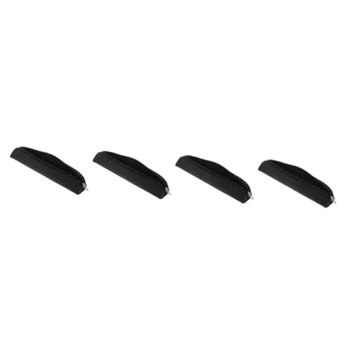 VALICLUD 4 Stück Federmäppchen Stifttasche Stiftaufbewahrung Stifthalter Stiftschutztasche Stiftetui Stiftholster Stiftgeschenktasche Insulintasche Pen Träger Pu von VALICLUD