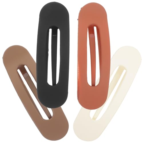 VALICLUD 4stücke Flache Haarklammern Für Damen Flache Clips Einfachheit Alligator Haar Clips Haarspangen Im Französischen Stil Dekorative Haarklammern Accessoires Für Damen Haarschmuck von VALICLUD