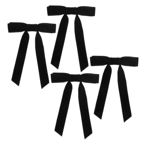 VALICLUD 4stücke Haarschleifen Aus Velours Für Mädchen Süße Schleifen-accessoires Für Frauen Veloursband-haarspangen Einfache Anwendung Stilvolles Band Bezauberndes Design von VALICLUD
