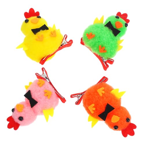 VALICLUD 4stücke Teiliges Niedliche Küken Haarklammern Für Mädchen Weiche Und Farbenfrohe Haarclips Für Ostern Und Besondere Anlässe von VALICLUD