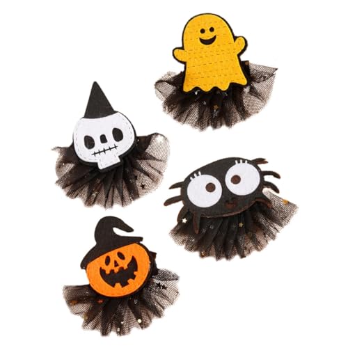 VALICLUD 4stücke Teiliges Halloween Haarklammern Für Süße Cosplay Haaraccessoires Mit Kürbis Spinnen Und -designs Für Halloween-party von VALICLUD