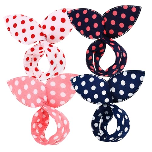 VALICLUD 4 Stück Haartrockner Lockener Brötchen Kind Zubehör Form Dutt Haarmacher Mädchen Unordentlich Machen Lockenwickler Marine Bobby Für Klein Twist Lang Polyester von VALICLUD
