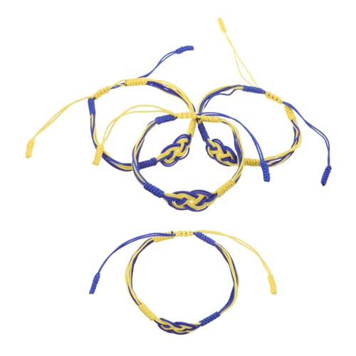 VALICLUD 4stücke Teiliges Geflochtenes Seilarmband-set Verstellbar Buntes Armband Für Männer Frauen Unisex Alltag Und Feiern Handgefertigt Traditionelles Design von VALICLUD
