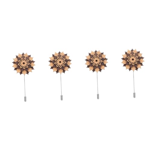 VALICLUD 4 Stück Holzblumenbrosche Im Koreanischen Stil Farbblockierte Perlenlegierungsbrosche Modische High End Corsage Weiß Anstecknadel Für Männer Broschen Für Frauen Boutonniere VALICLUD 4 Stück Holzblumenbrosche Im Koreanischen Stil Farbblockierte Perlenlegierungsbrosche Modische High End Corsage Weiß Anstecknadel Für Männer Broschen Für Frauen Boutonniere von VALICLUD