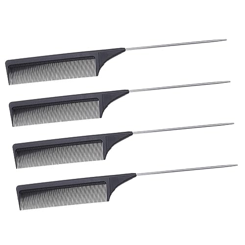 VALICLUD 4 Stück Kamm Männer Haarnadel Aus Metall Haarstyling -werkzeug Zubehör Für Die Haarpflege Friseurkämme Neckende Bürste Für Frauen Friseurwerkzeug Black Kohlefaser VALICLUD 4 Stück Kamm Männer Haarnadel Aus Metall Haarstyling -werkzeug Zubehör Für Die Haarpflege Friseurkämme Neckende Bürste Für Frauen Friseurwerkzeug Black Kohlefaser von VALICLUD