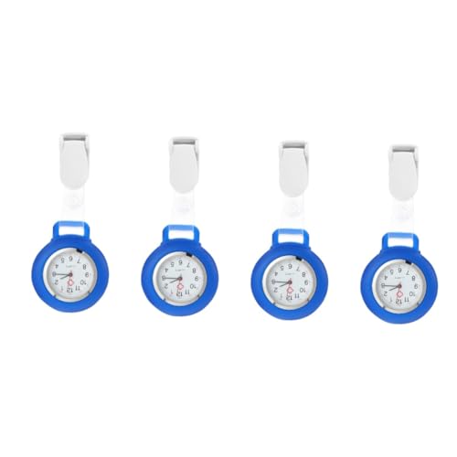 VALICLUD 4stücke Kompakte Clip-Uhr Für Tragbare Taschenuhr Präzise Zeitmessung Für Medizinisches Personal Praktisches Design Für Alltag Und Handwerkskunst von VALICLUD
