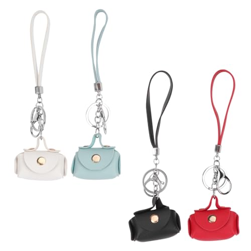 VALICLUD 4stücke Mini Münze Geldbeutel Für Frauen Mit Knopfdesign Kleine Münztasche Aus Strapazierfähigem Material Zum Tragen Von Kleingeld Lippenstiften Und Anderen Kleinen Dingen Für Reis von VALICLUD