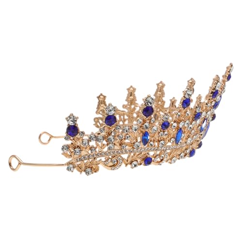 VALICLUD 4 Stück Krone Stirnbänder für Mädchen Prinzessinnenkostüme Mädchen-Outfits Tiara Diademe für Abschlussball Strass Diademe Hochzeit Haarschmuck Stirnband Kleidung Braut Strass von VALICLUD