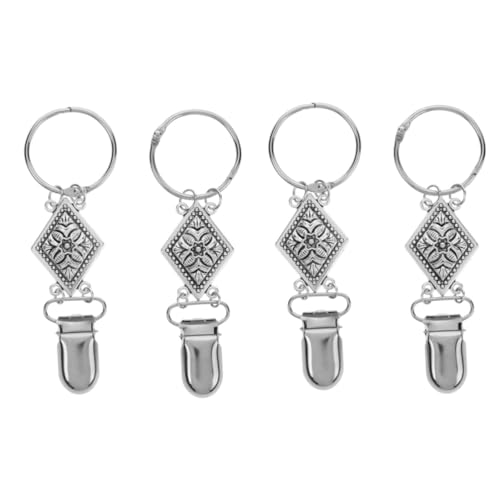 VALICLUD 4stücke Hutclips Für Reisen Praktische Halterung Für Hüte Und Schals Für Outdoor-aktivitäten Leicht Zu Befestigen An Rucksäcken Oder Handtaschen Vielseitiges Accessoire Für von VALICLUD