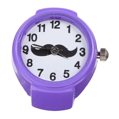 VALICLUD 4stücke Ring Uhr Für Damen Verstellbare Fingeruhr Großen Ziffern Dekorativer Fingerringuhr Für Jeden Anlass Stilvolles Accessoire Für Frauen Sicher Und Angenehm Zu Tragen von VALICLUD