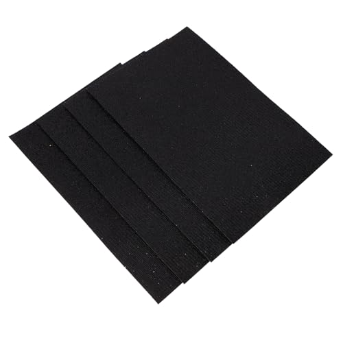 VALICLUD 4 Stück Selbstklebende Strasssteine Bling Glitzer Aufkleber Schwarz DIY Schmuck Handy Tasche Haarschmuck Dekoration Kreative Bastelideen von VALICLUD