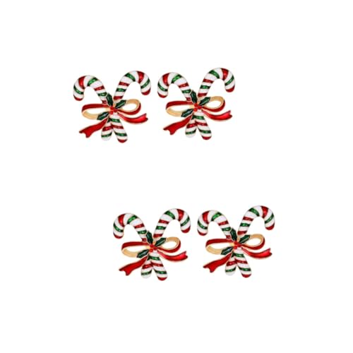 VALICLUD 4stücke Modische Glitzernde Walking Stick Brosche Für Damen Eleganter Anstecker Aus Strass Für Weihnachten Festliche Kleidung Und Accessoires von VALICLUD