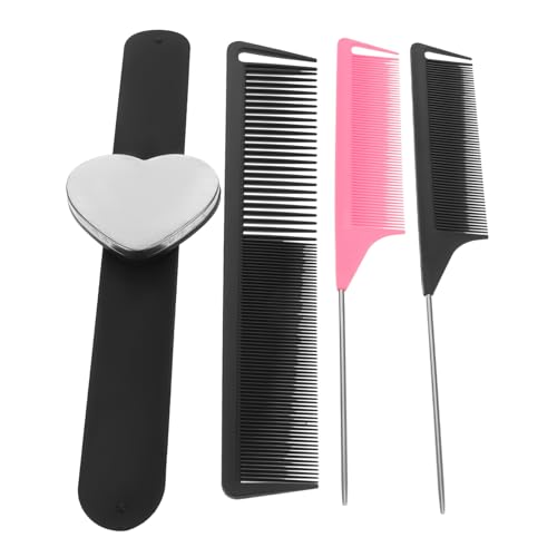 VALICLUD 4 Stück Stahlnadelspitzen Schwanzkamm Haarglättungskamm Zubehör Für Das Handgelenk Friseursalonkamm Flechtkamm Stylingkamm Für Männer Färbekamm Ratten Essential Kissen VALICLUD 4 Stück Stahlnadelspitzen Schwanzkamm Haarglättungskamm Zubehör Für Das Handgelenk Friseursalonkamm Flechtkamm Stylingkamm Für Männer Färbekamm Ratten Essential Kissen von VALICLUD