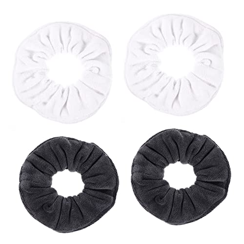 VALICLUD 4 Stück Stirnband Stirnband Haarbänder für Damen lockig Haarzubehör für Frauen bunt Trocknen handtücher Haargummis knusprig Haargummis für Frauen superfeine Faser von VALICLUD