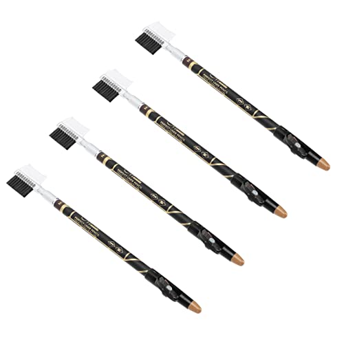 VALICLUD 4stücke Teiliges Augenbrauenstifte Mit Bleistiftspitzer Make-up-tools Für Natürliche Augenbrauenform Tragbar Für Frauen von VALICLUD