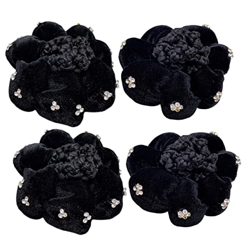 VALICLUD 4stücke Haarnetze Für Frauen Dutts Abdeckung Haarschmuck Haar Netz Für Dutts Frauen Zubehör von VALICLUD