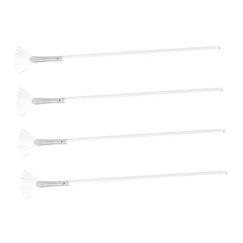 VALICLUD 4 Stück Teiliges Fächerpinsel für Kosmetikpinsel mit Langem für Mühelose Anwendung von Masken und Cremes für Hautpflege und Makeup zur Haut von VALICLUD