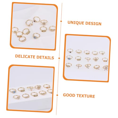 VALICLUD 4 Stück Teiliges Fake Nasenringe für Damen Gold Beschichtete Hautfreundliche Zirkonia Nasen Rostbeständig Leicht Anzubringen Modischer Nasenschmuck für Alltag und Besondere von VALICLUD