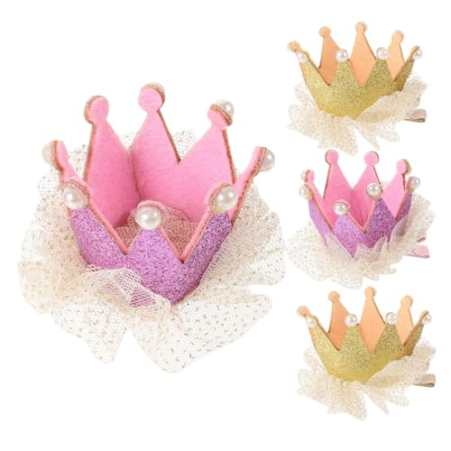 VALICLUD 4 Stück Teiliges Haarclip für Mädchen Spitzen Haarnadeln Bequeme Langlebige Haarspangen Festliche Haarschmuck Accessoires für Party und Alltag Zufällige Farbe Zufällige Farbe von VALICLUD