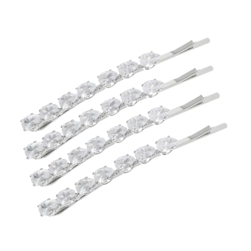 VALICLUD 4 Stück Teiliges Haarspangen mit Funkelnden Strasssteinen Metall Haarklammern für Hochzeit Party und Alltag Leichte Langlebige Haar Accessoires für Damen von VALICLUD