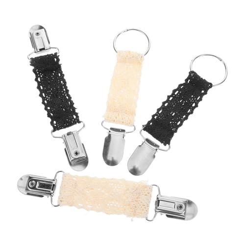 VALICLUD 4 Stück Teiliges Hut und Cardigan Clip aus Baumwollfaden und Zinklegierung Vielseitiger Reise Hutclip für Handtasche Rucksack Sonnenhut Leicht und Kompakt für Damen und Mädchen von VALICLUD