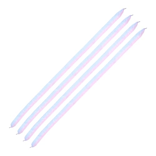 VALICLUD 4 Stück Teiliges Organza Schnürsenkel Breit Schneegarn Ribbon Laces Modische Sneaker Schnürsenkel für Damen Verstellbar Gradient Farbverlauf Vielseitig für Schuhe und DIY Projekte von VALICLUD