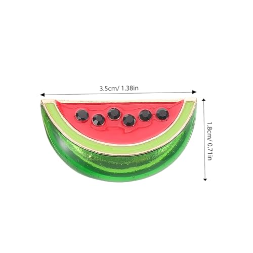 VALICLUD 4 Stück Teiliges Wassermelonen Broschen Anstecknadeln für Strickjacken Cartoon Cardigan Clips Brustnadeln für Damen und Herren von VALICLUD