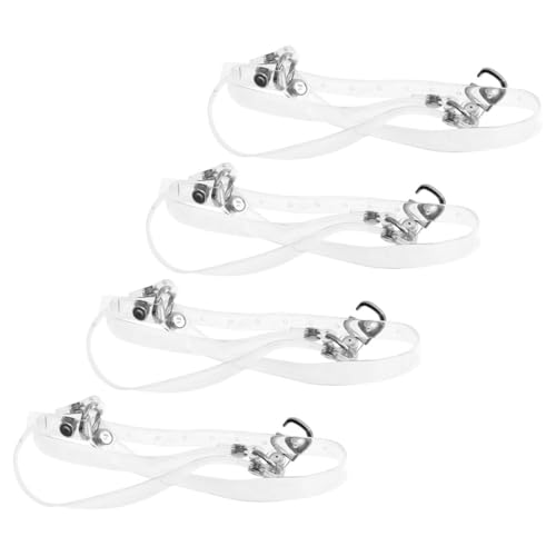 VALICLUD 4 Stück Transparente Unsichtbare Schuhriemen für High Heels Rutschfeste Fersenbänder für Frauen Stabiler Halt Einfach an Auszuziehen Verhindert Schuhverlust Modisches Zubehör von VALICLUD