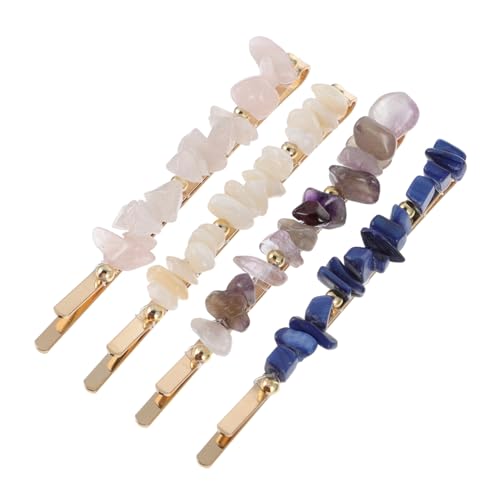 VALICLUD 4 Stück Vintage Haarklammern Retro Haarspangen für Damen Farbvarianten Eleganter Haarschmuck für Partys Hochzeiten Feste von VALICLUD
