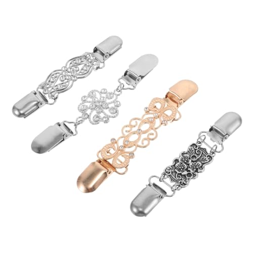 VALICLUD 4 Stück Vintage Strickjacken-clip mit Funkelnden Strasssteinen Langlebige Legierung Anti-exposure Design Eleganter Schal Pulloverclip für Damen Modische Kleidungsklammern VALICLUD 4 Stück Vintage Strickjacken-clip mit Funkelnden Strasssteinen Langlebige Legierung Anti-exposure Design Eleganter Schal Pulloverclip für Damen Modische Kleidungsklammern von VALICLUD