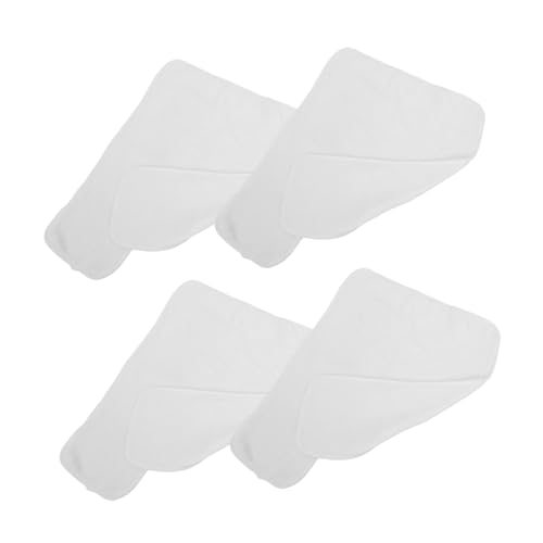VALICLUD 4stücke U-förmige Gesichtstücher Geteiltes Design Weiches Korallenvelours Kosmetiktuch Spa-massage-handtuch Für Schönheitsbehandlungen Weiß von VALICLUD