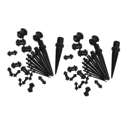 VALICLUD 46 Stück Teiliges Ear Expander Set Unisex Ohr Stretcher Kit mit Stilvollen Spitzen Einfach zu Reinigen Vielseitig für Männer und Frauen Komplettes Piercing Zubehör für Ohrloch von VALICLUD