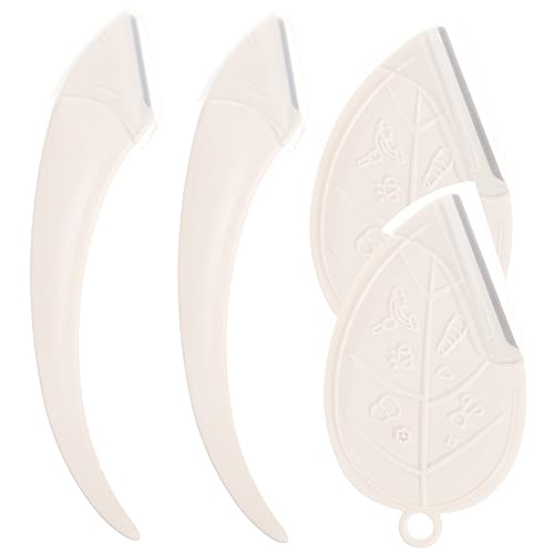 VALICLUD 4stücke Augenbrauenrasierer Gesichtsrasierer Tragbare Gesichtshaarentfernung Für Frauen Augenbrauen Trimmer Gesichtshaar Rasierer Augenbrauenrasiermesser von VALICLUD